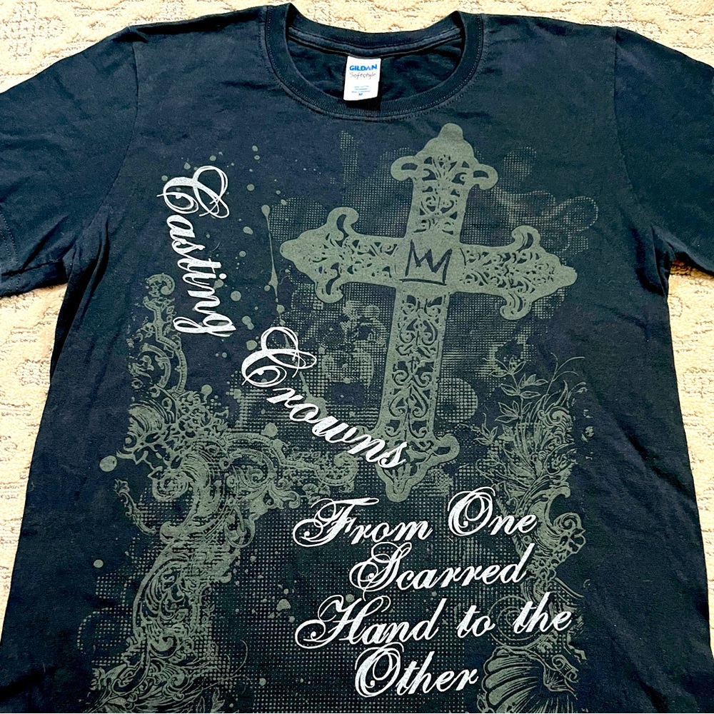 🎸 '07 Casting Crowns Band East To West Song Lyrics Intense Double Side Intense T